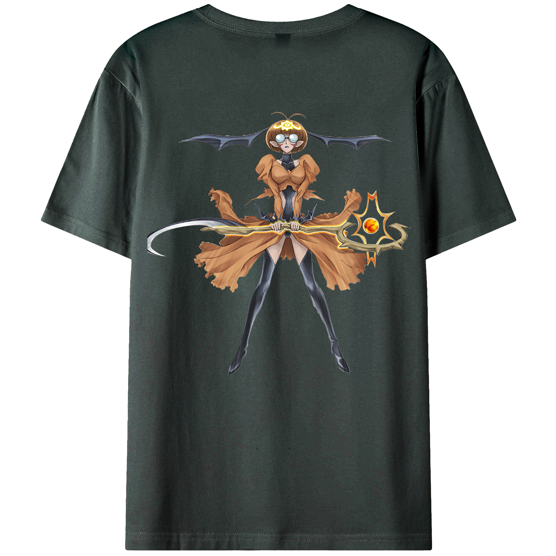 （画像用） 遊☆戯☆王 Yu-Gi-Oh! 綿100％ メンズ半袖Tシャツ（バックプリント） 通気性